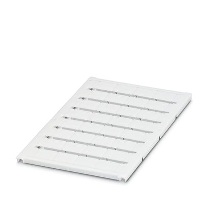 Phoenix Contact UniCard Terminal Marker; UC-TM 16; for BLUEMARK CLED/LED; CMS-P1 PLOTTER; PLOTMARK; 120-Section; 16mm Width; White